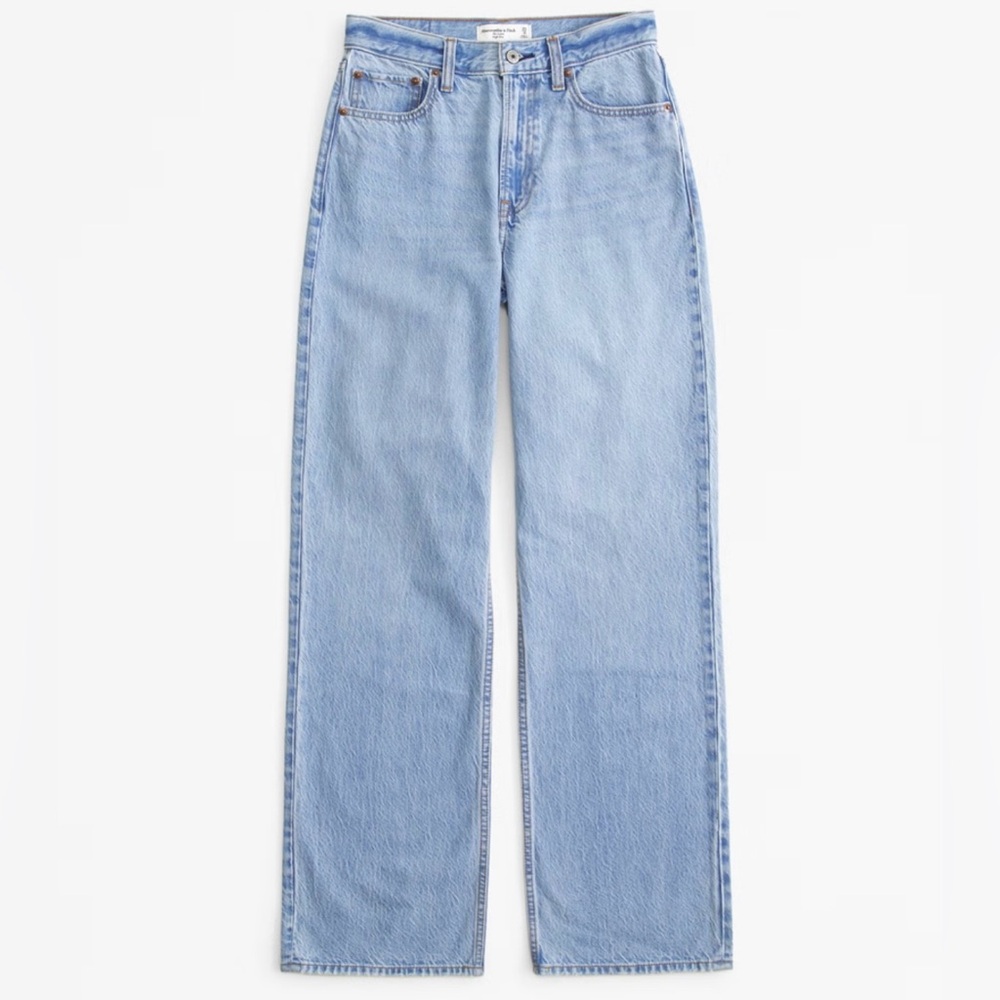 Abercrombie High Rise Loose Jean